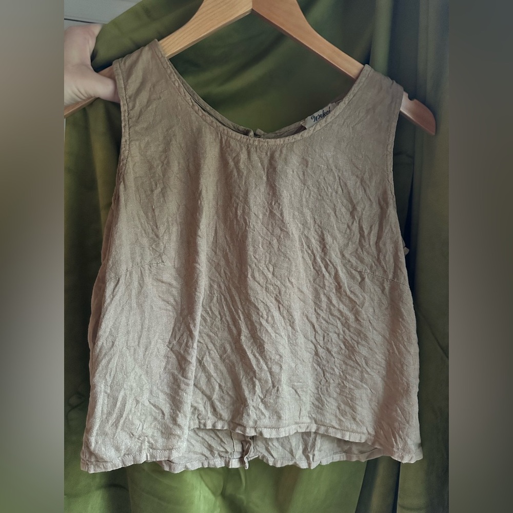 100% linen top